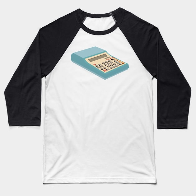 Calculator Baseball T-Shirt by smoochugs